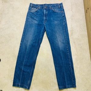 Levis Orange Tab Denim Straight Skinny Leg Jeans Size 38X36